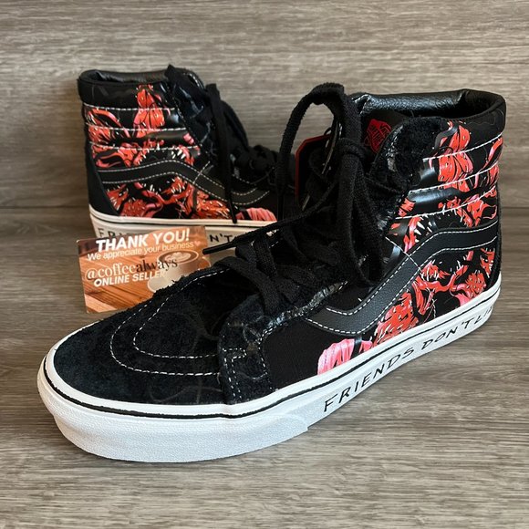 Vans Stranger Things Sk8-Hi Reissue Netflix Friends Don't Lie Men's NEW - Picture 2 of 15